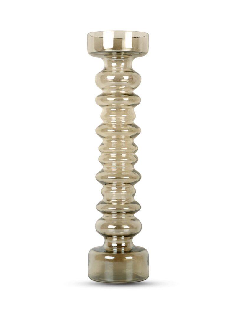 bombyxx glazen kandelaar - extra large - H43 cm