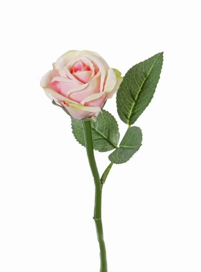 roze kunstroosje