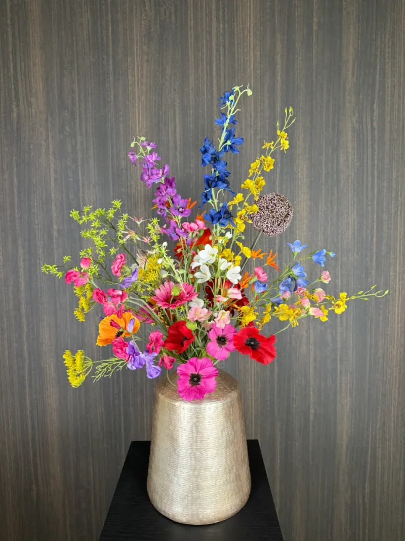 zijdebloemen boeket Lotte