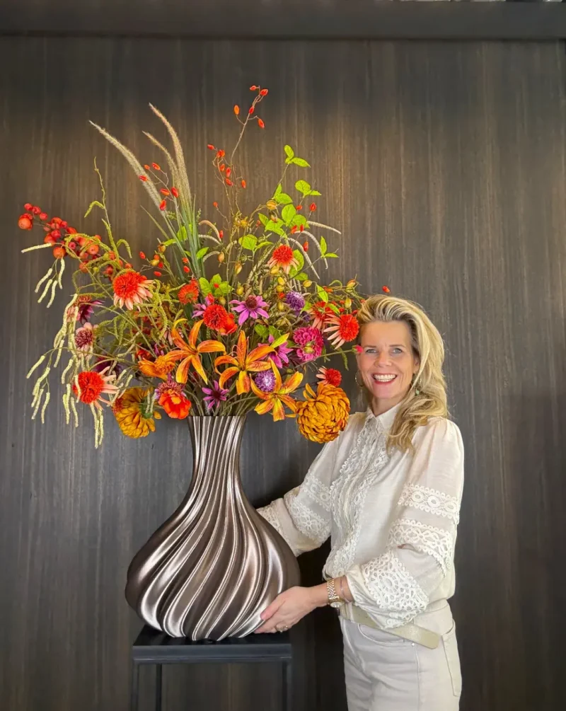 groot zijdenbloemen boeket