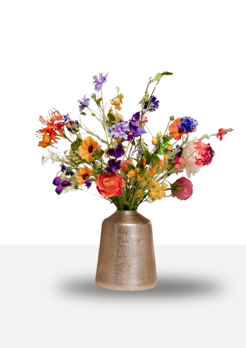Plukboeket zijdenbloemen boeket Fleur