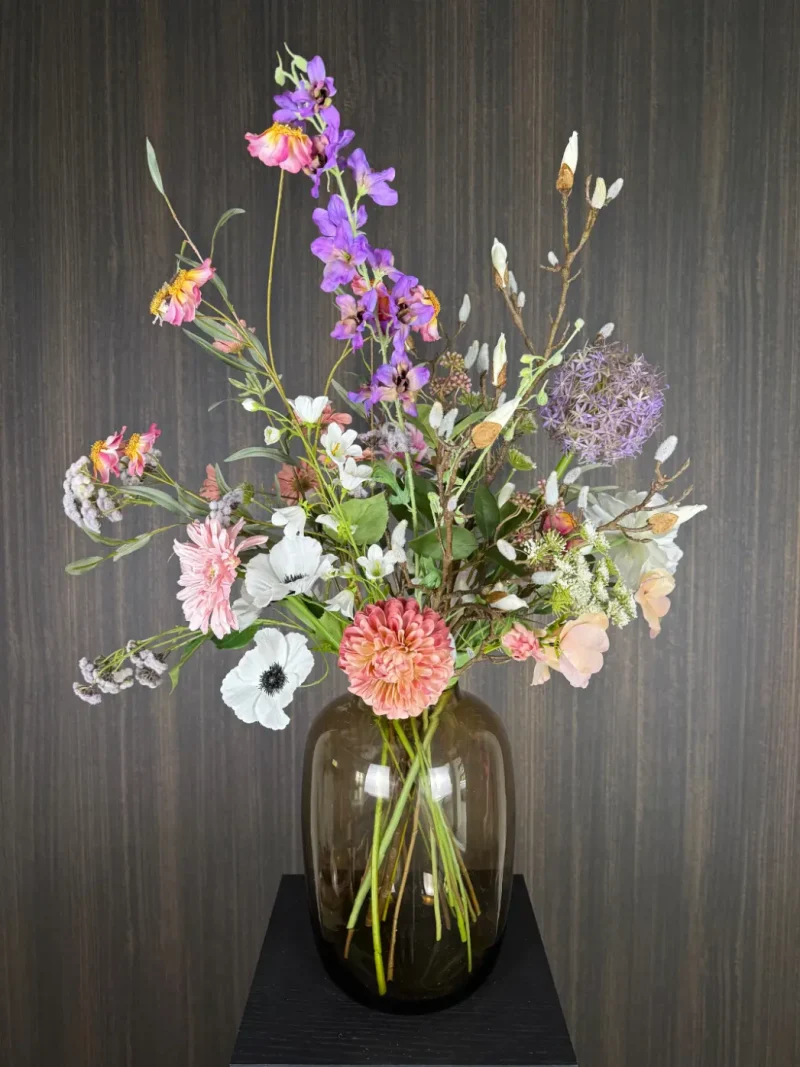 zijdenbloemen boeket Inge