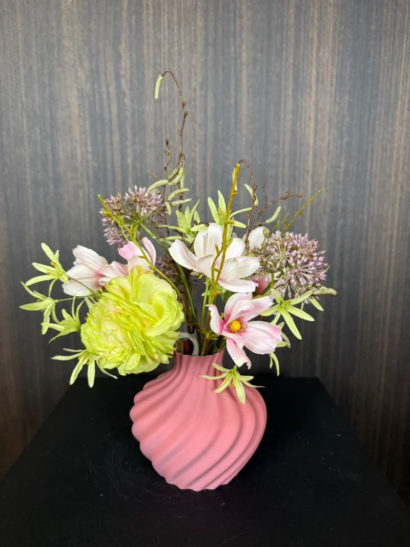 Kunstbloemen boeket Annie - inclusief vaasje
