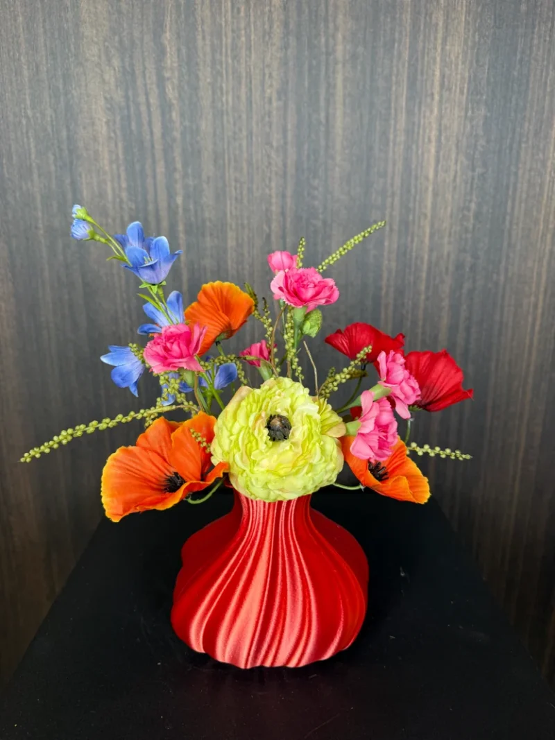 Kunstbloemen boeket Marga - inclusief vaasje
