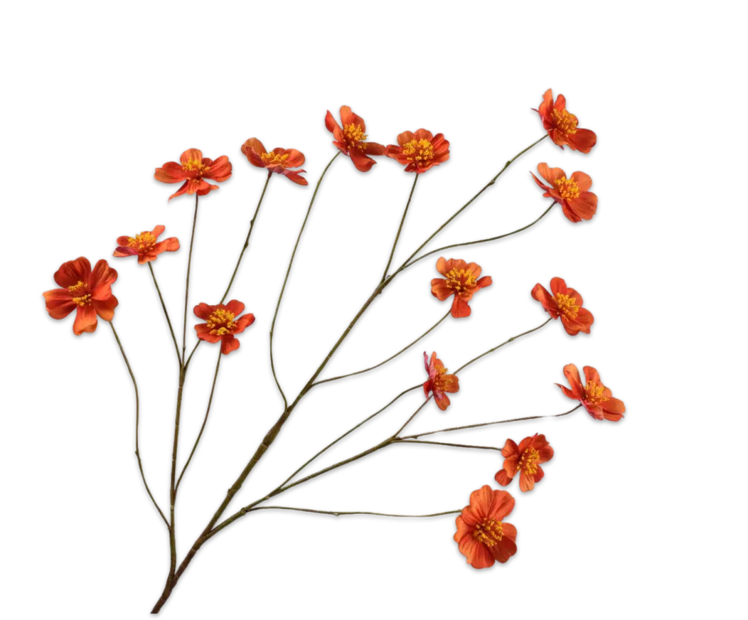Cosmos oranje - Silk-ka - H94 cm