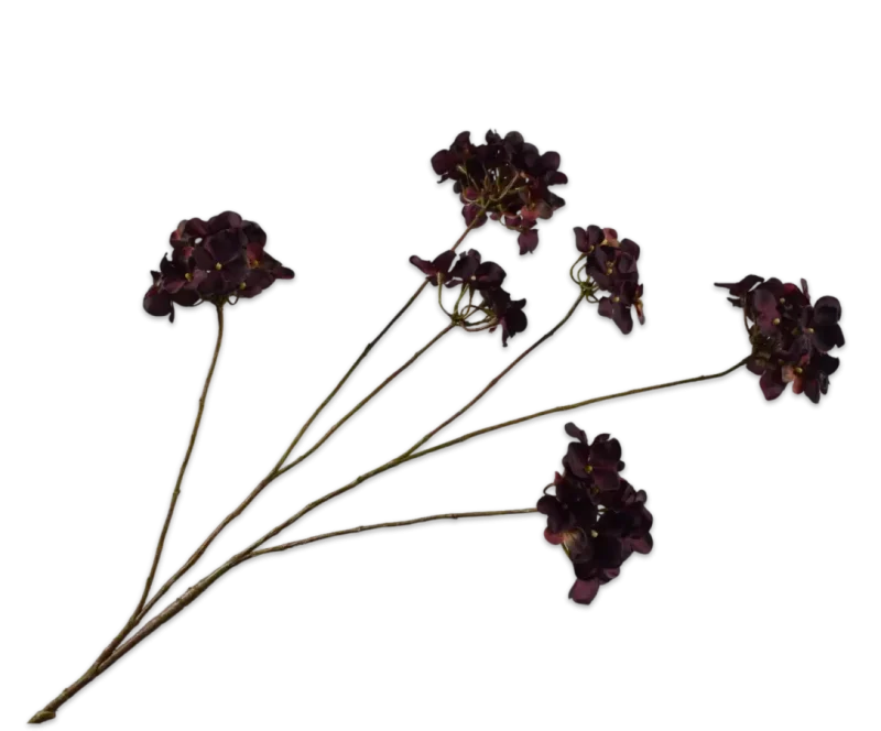 Hortensia bordeaux - Silk-ka - H119 cm