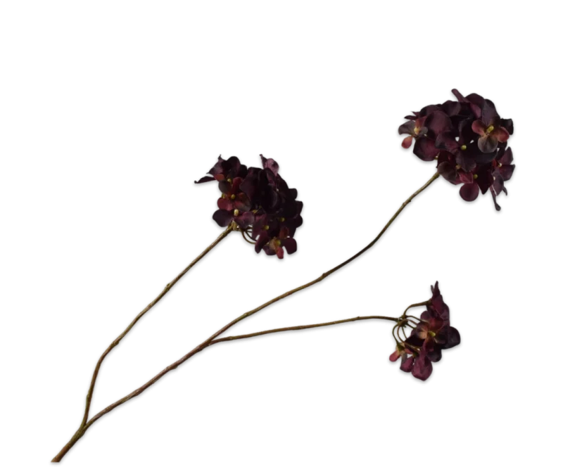 Hortensia bordeaux - Silk-ka - H85 cm