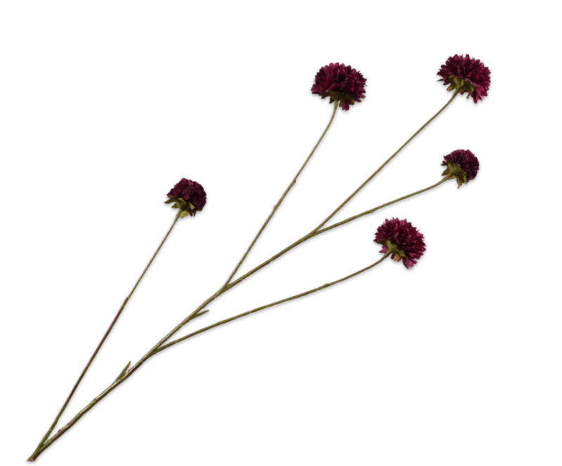 Korenbloem bordeaux - Silk-ka - H91 cm