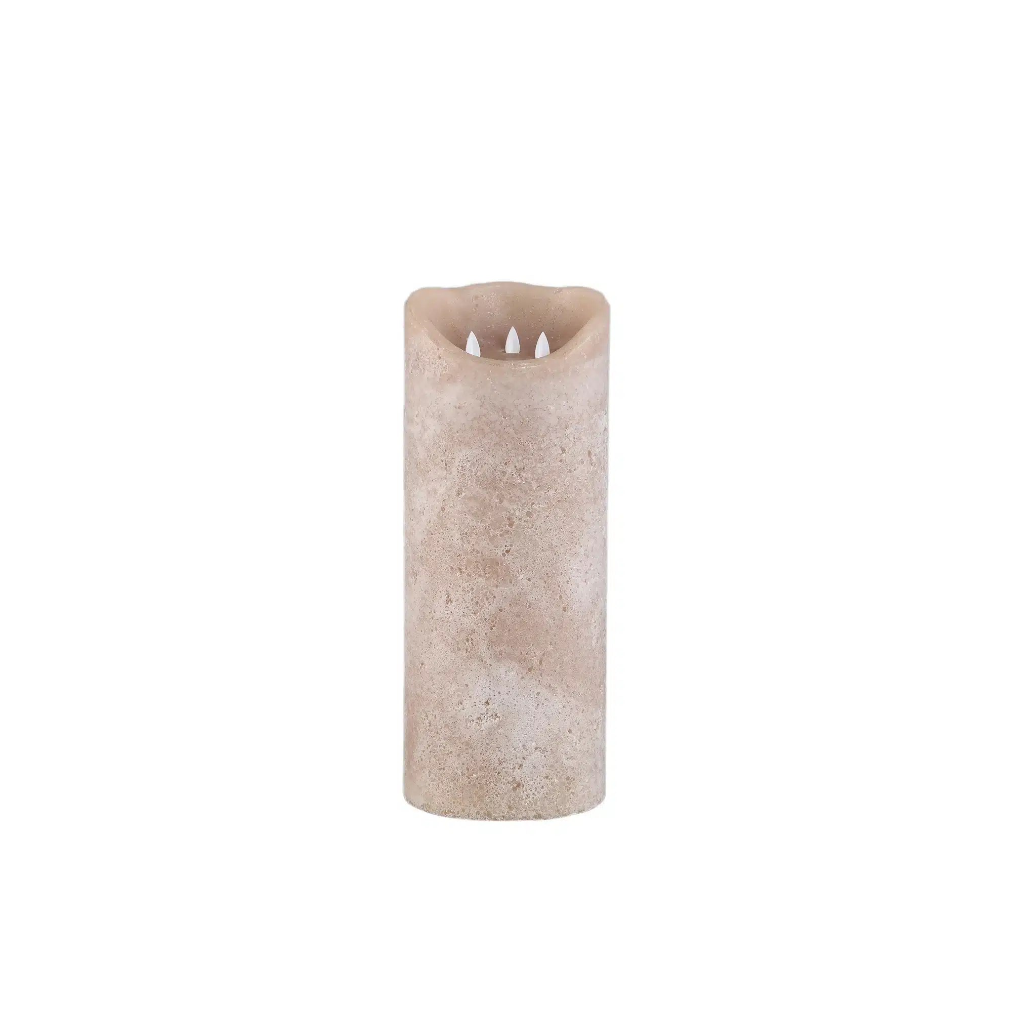 led kaars ptmd beige